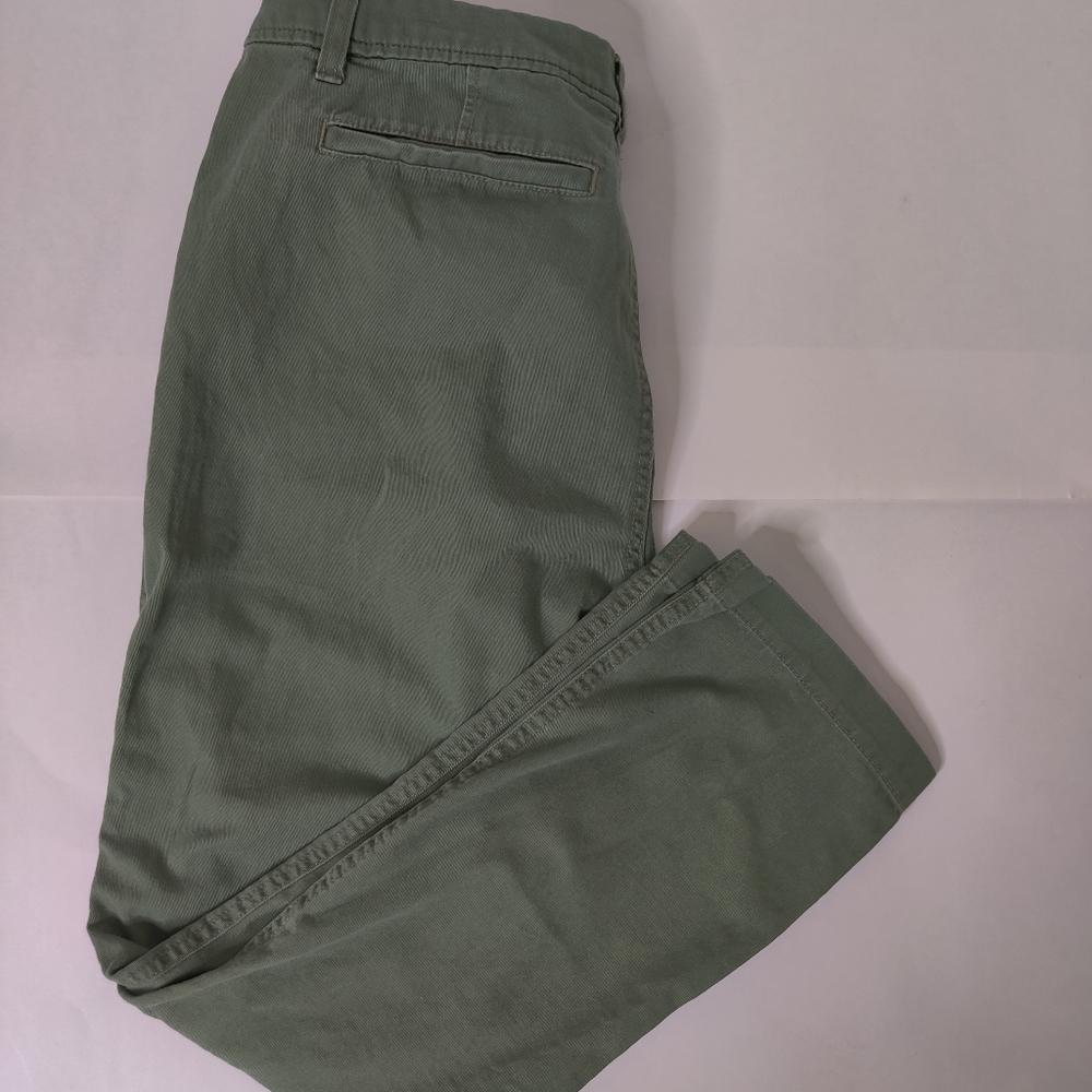J crew woman's olive green pants